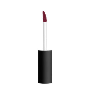 NYX PROFESSIONAL MAKEUP Soft Matte Metallic Lip Cream, Liquid Lipstick - Madrid (Cranberry Red)