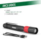 Buy now Energizer X-400 Pen light Flashlight Rechargeable, Bright Penlight IPX4 Water-Resistant, Lightweight and Durable, Rechargeable Flashlight, USB Charging Cable Included at indiglob india