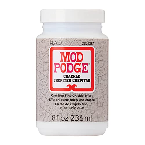 Buy now Mod Podge One-Step Crackle Medium, 8 fl oz Premium Acrylic Craft Sealer, Perfect for Easy to Apply DIY Arts and Crafts, CS25384 at indiglob india