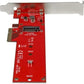 StarTech.com M2 PCIe SSD Adapter - x4 PCIe 3.0 NVMe / AHCI / NGFF / M-Key - Low Profile and Full Profile - SSD PCIe M.2 Adapter , TAA (PEX4M2E1)