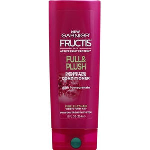 Garnier Fructis Full and Plush Fortifying Conditioner for Fine, Flat Hair, 12 Fl Oz, 1 Count (Packaging May Vary)