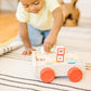 Buy now Melissa & Doug Classic ABC Wooden Block Cart Educational Toy with 30 1-Inch Solid Wood Blocks, Multicolor at indiglob india