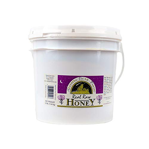 Buy now Raw Honey 1 Gallon Bucket- 12 Lbs. Pail Honey, Unfiltered, Unpasteurized, Unblended, Bulk, No Additives, Spreadable Creamy Honey from Our Beekeepers Hives at indiglob india