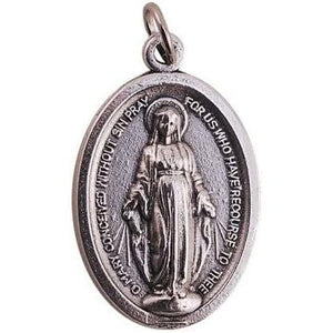 Miraculous Medal - 10 Pack, Silver, Classic, Religious, Devotional