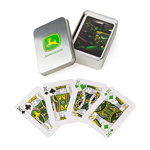 Buy now John Deere Playing Cards – Standard Playing Card Deck with Collector’s Tin – Family Game Fun for Ages 6+ at indiglob india
