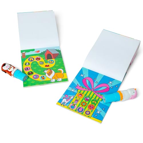 Buy now Melissa & Doug Sticker Wow!ƒ?› Dog and Unicorn Bundle: 2 24-Page Activity Pads, 2 Sticker Stampers, 600 Stickers, Arts and Crafts Fidget Toy Collectible Characters at indiglob india