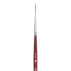 Buy now Princeton Velvetouch Artiste, Mixed-Media Brush for Acrylic, Watercolor & Oil, Series 3950 Script Liner Luxury Synthetic, Size 2/0 at indiglob india