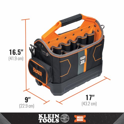 Buy now Klein Tools 62202MB MODbox Tool Tote, Part of the MODbox Mobile Workstation, 33 Pockets, Ample Tool Storage, Zipper Pocket for Small Items at indiglob india