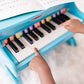 Buy now Melissa & Doug Learn-to-Play Piano with 25 Keys and Color-Coded Songbook - Blue at indiglob india