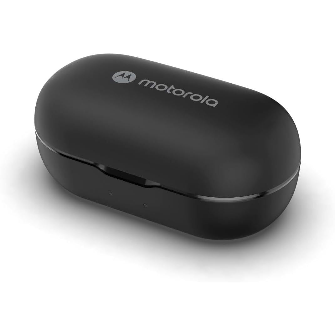 Buy now Motorola Sound Moto Buds 085 True Wireless Bluetooth Earbuds with Microphone, Charging Case - IPX5 Water Resistant Sweatproof Wireless Earbuds, Smart Touch-Control, Deep Bass Ear Buds - Black at indiglob india