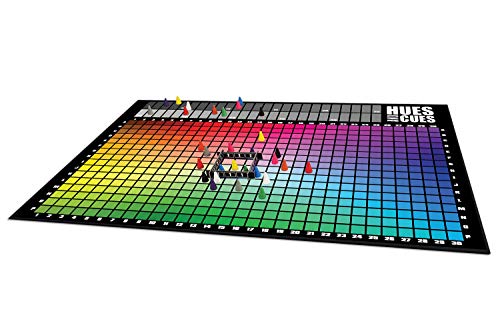 Buy now HUES and CUES - Vibrant Color Guessing Board Game for 3-10 Players Ages 8+, Connect Clues and Guess from 480 Color Squares at indiglob india