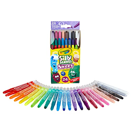 Buy now Crayola Silly Scents Twistables Crayons, Sweet Scented Crayons, 24 Count at indiglob india