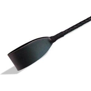 18 inch Riding Crop for Horses, Horse Whip with Double Slapper, Leather Equestrian Jump Bat, Black,Purple - My Store