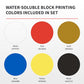Buy now Speedball 3470 Water-Soluble Block Printing Ink Starter Set ƒ?? 6 Bold Colors with Satiny Finish - 1.25 FL OZ Tubes, Multicolor at indiglob india