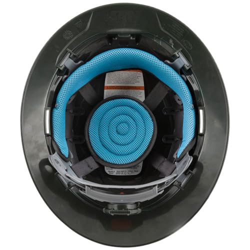 Buy now Klein Tools 60347 Hard Hat, Vented Full Brim, Class C, Premium KARBN Pattern, Rechargeable Lamp, Padded Sweat-Wicking Sweatband, Top Pad at indiglob india
