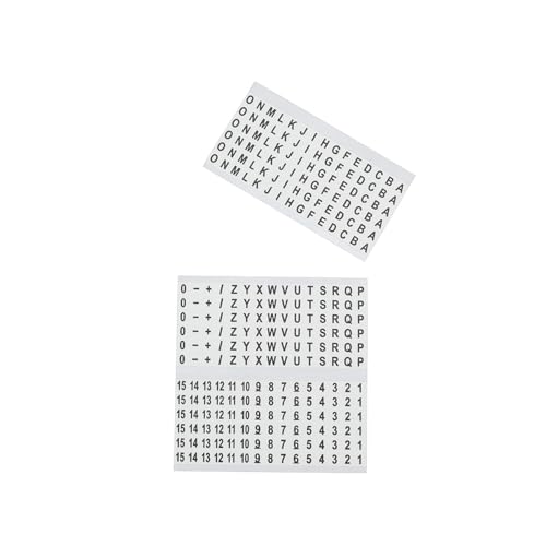 Buy now Klein Tools 56253 Wire Marker Book, Black Letters, Numbers, and Symbols at indiglob india