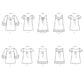 Buy now Simplicity U06871A New Look Easy to Sew Misses' Pullover Tunic and Top Sewing Pattern Kit, Code 6871, Sizes 10-22 at indiglob india