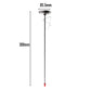 Candle Thermometer for Candle Making with Clip and 300mm Stainless Steel Probe