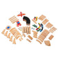 Buy now Melissa & Doug Wooden Railway Set, 130 Pieces at indiglob india