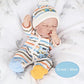 Buy now Lifelike Reborn Baby Dolls - 12 Inch Full Body Vinyl Realistic Baby Doll Sleeping Newborn Real Life Small Baby Doll for 3 + Year Old Kids at indiglob india