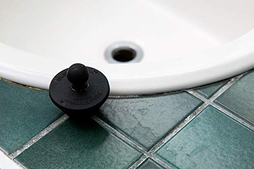 Buy now StopShroom Tub 2 Pack Universal Stopper for Bathtub and Bathroom Sink Drains, Black Plug 2pk, 2 Count at indiglob india