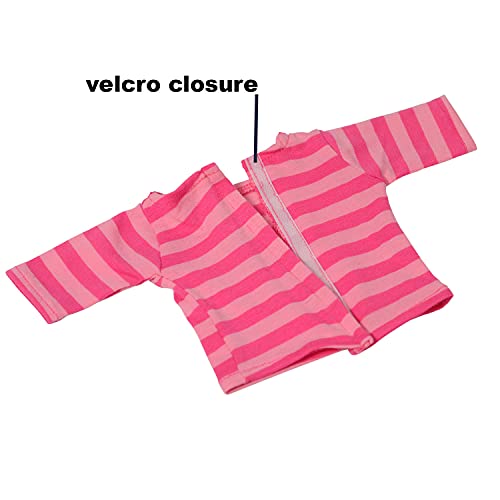Buy now Doll T-Shirts Set of 10 - Doll Clothes fits All 18 Inch Dolls (Striped) at indiglob india