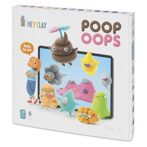 Buy now Fat Brain Toys Hey Clay Poop Oops, Air Dry Clay Kit with Interactive App for Kids & Tweens, Modeling Clay and Crafts Set at indiglob india