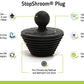 Buy now StopShroom Tub 2 Pack Universal Stopper for Bathtub and Bathroom Sink Drains, Black Plug 2pk, 2 Count at indiglob india