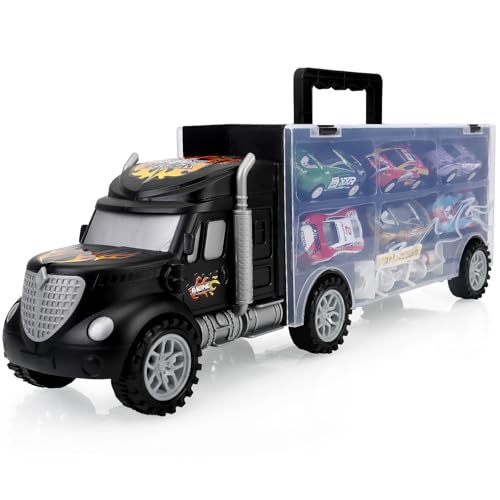 Buy now Toddler Toys for 3-4 Year Old Boys,Large Transport Cars Carrier Set Truck Toys with 12 Die cast Vehicles Truck Toys Cars,Ideal Christmas Easter Gifts Toys for Kids Age 3-7 at indiglob india