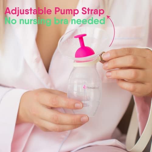 Buy now NatureBond Silicone Breast Pump with lid, Stopper, Strap, Pouch. Breastfeeding Essential Premium All in 1 Set. 3.4oz 100ml (Premium All-in-ONE) at indiglob india