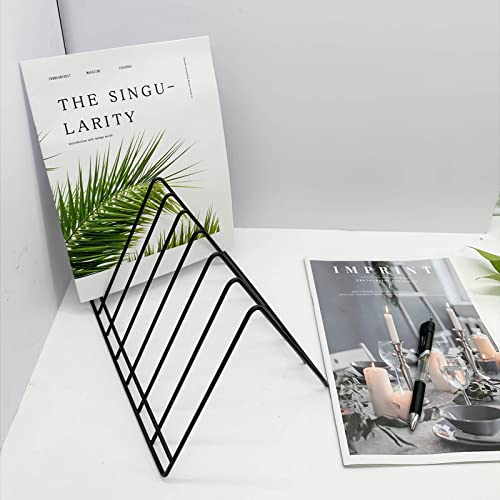 Buy now File Organizer-Metal Newspaper Holder-Magazine File Storage-Desktop Storage Book Rack-File Folder Holders-Office Products(Black at indiglob india
