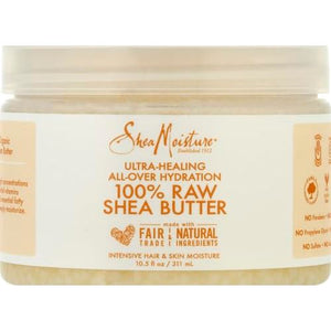 SheaMoisture All-Over Hydration for Ultra-Healing for Dry Skin 100% Raw Shea Butter 11.5 oz