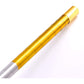 blue-ther 59"/150cm Metal Appearing Cane Pocket Bo Staff Magic Wand Stage Close-up Magic Tricks (Golden-Silver)