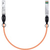 H!Fiber SFP+ Cable, 10G SFP+ DAC, 0.5M(1.64ft), Passive Direct Attach Copper Twinax Cable for Cisco SFP-H10GB-CU0.5M, Ubiquiti UniFi UC-DAC-SFP+, Meraki, Mikrotik, Intel, Fortinet, Netgear, 0.25m-7m - Orange