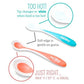 Nuby 4-Pack Hot Safe Feeding Spoons