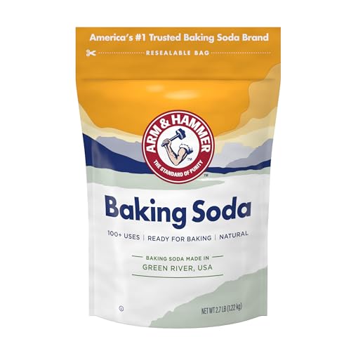 Buy now ARM & HAMMER Baking Soda Made in USA, Ideal for Baking, Pure & Natural, 2.7lb Bag at indiglob india