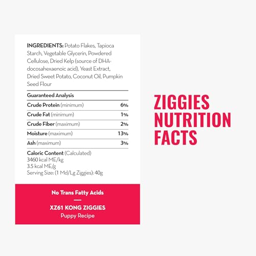 Buy now Kong - Ziggies Puppy - Teeth Cleaning Dog Treats - Small (Best Used with Kong Puppy Rubber Toys) at indiglob india