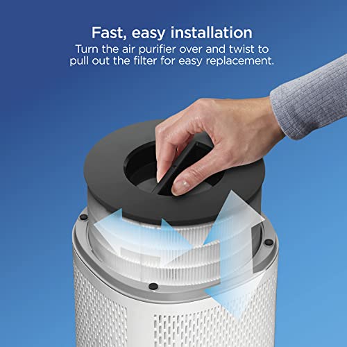 Buy now Clorox Medium Room Air Purifier True HEPA Replacement Filter, 1,000 Sq. Ft. Capacity, Removes 99.97% of Allergens up to 0.1 Micron, Compatible with 11030 & 11031, 1 Count (12030) at indiglob india