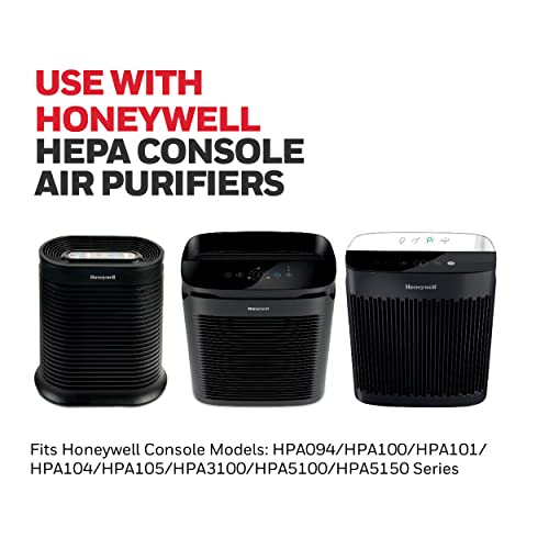 Buy now Honeywell HEPA Air Purifier Filter Kit – Includes 1 HEPA R Replacement Filter and 4 A Carbon Pre-Cut Pre-Filters – Airborne Allergen Air Filter Targets Wildfire/Smoke, Pollen, Pet Dander, and Dust at indiglob india
