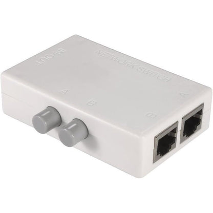 LEAGY 2 Ports Network Switch Splitter Selector Hub 2-in 1-Out or 1-in 2-Out 100M