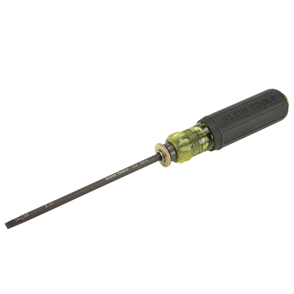 Buy now Klein Tools 32751 Screwdriver with Adjustable Length 4 to 8-Inch, Made in USA, #2 Phillips Tip and 1/4-Inch Slotted Tip at indiglob india