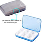 7 Piece Set Pill Organizer 6 Times a Day, Weekly Daily Travel Medicine Organizer Portable 7 Day 42 Compartments Pill Box with Moisture-Proof Pill Case Travel Pill Container for Vitamins,Supplements