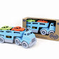 Buy now Green Toys Car Carrier, Blue - Pretend Play, Motor Skills, Kids Toy Vehicle. No BPA, phthalates, PVC. Dishwasher Safe, Recycled Plastic, Made in USA. at indiglob india