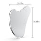 Gua Sha Facial Tools with Travel Pouch Stainless Steel Scraping Massage Tool for Face
