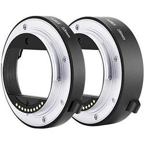 Neewer Metal AF Auto-Focus Macro Extension Tube Set 10mm&16mm for Sony NEX E-Mount Camera NEX 3/3N/5/5N/5R/A6000/A6300 and Full Frame A7 A7S/A7SII A7R/A7RII A7II