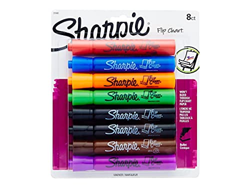 Buy now Sharpie 22480PP Flip Chart Marker, Bullet Point, 8/PK, Assorted at indiglob india