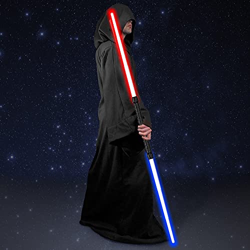 Buy now Light Saber, Light Sabers for Kids with FX Sound, 2 in 1 Expandable Light Swords Gift Set for Birthday, Halloween Party, Galaxy War Fighters and Warriors at indiglob india