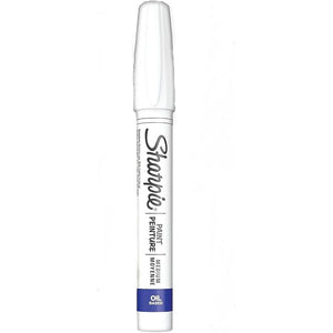 Sanford 35558 Sharpie Oil-Based Paint Marker, Medium Point, White, 1-Count