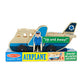 Buy now Melissa & Doug Wooden Airplane Play Set with 4 Play Figures and 4 Suitcases at indiglob india