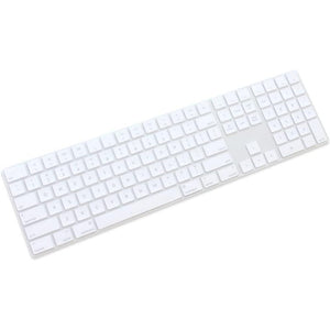 Silicone Keyboard Cover Skin for Apple Magic Keyboard with Numeric Keypad MQ052LL/A (A1843) US Layout Ultra Thin Protector Skin Accessories Transparent